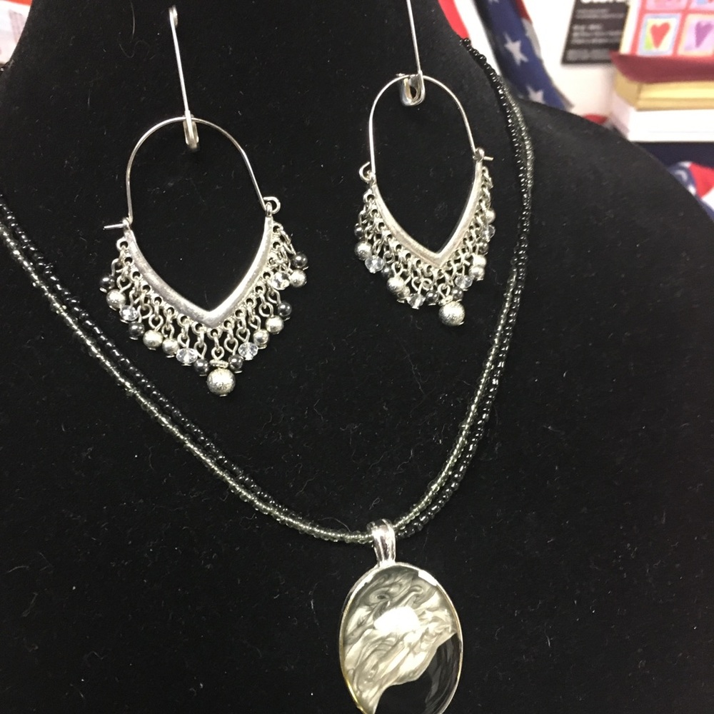 Beautiful Necklace and Earrings